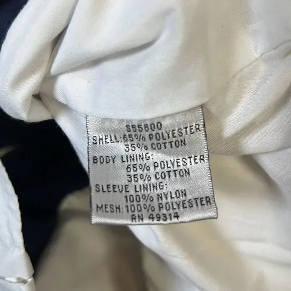 Vintage Gear For Sports 90s white Pullover Windbreaker Jacket - Mens Medium - Picture 7 of 11